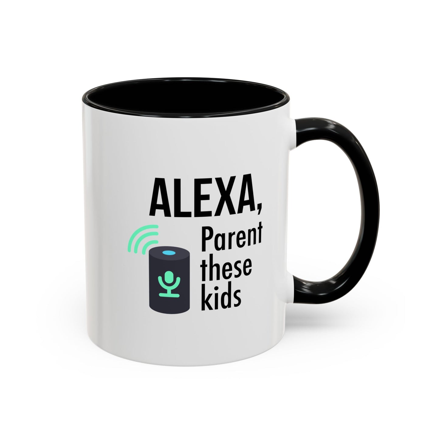 Mug, White - Humorous Alexa Coffee Mug - Perfect Gift for Tech-Savvy Parents