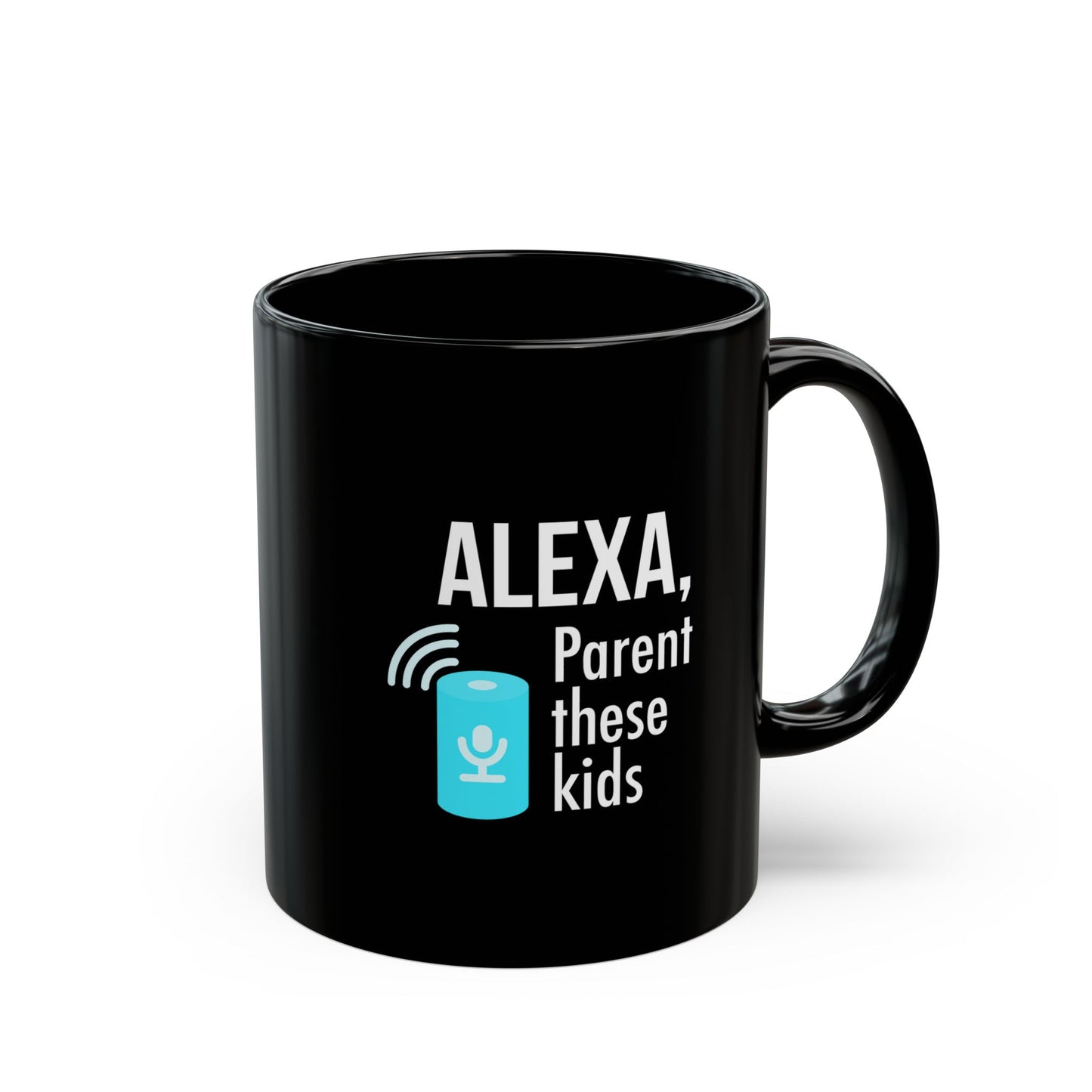 Mug, Black - Funny Parenting Mug - Perfect Gift for Tech-Savvy Parents
