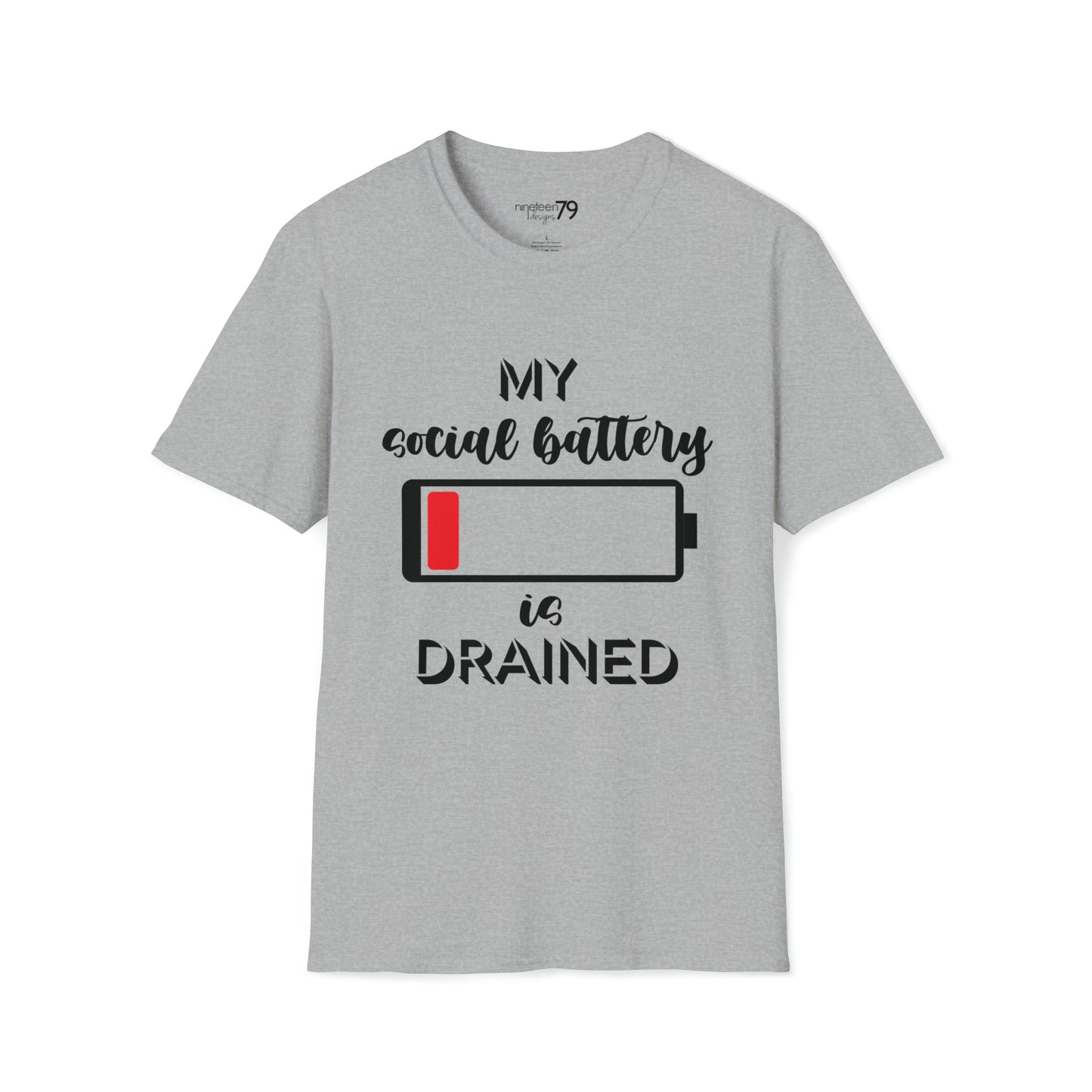 T-Shirt - Social Battery