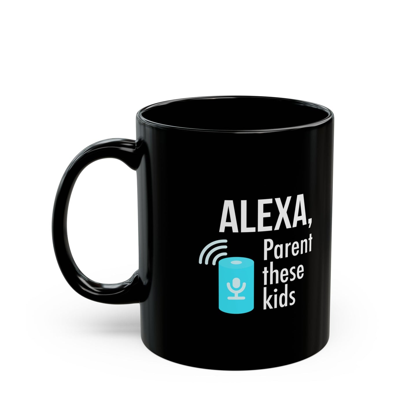 Mug, Black - Funny Parenting Mug - Perfect Gift for Tech-Savvy Parents